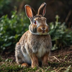 Obraz premium rabbit generative ai