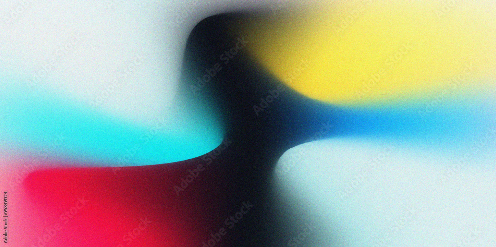 Poster abstract colorful gradient background with smooth blur effect. pastel gradient mesh colorful vector 