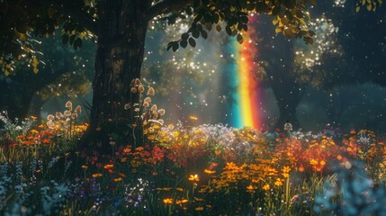 Fototapeta premium Fields Of Many Colors