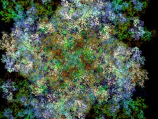Imaginatory fractal abstract background Image