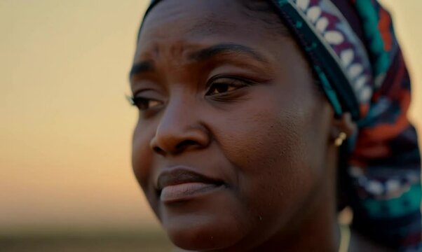 Malawian Woman Engaged in Neighborhood Watch Meeting