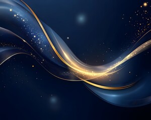 Abstract luxury background with golden elements and shining light effect decoration, Luxury background design concept.
