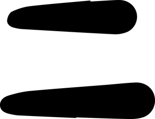 KATAKANA Japanese alphabet font handwritten ni