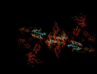 Imaginatory fractal abstract background Image