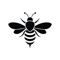 Honey bee Icon Vector Silhouette Logo Design Symbol