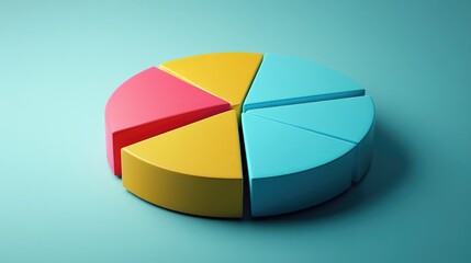 Fototapeta premium A pie chart showing the benefits of tax optimization and debt-free living for financial freedom.
