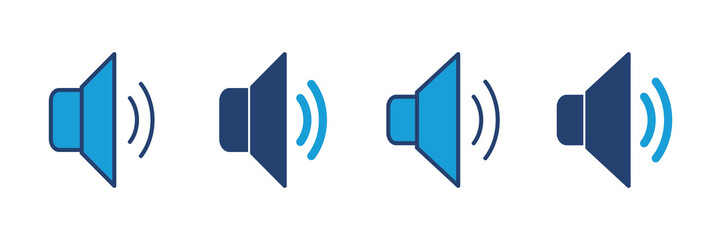 Speaker icon vector. volume icon vector. loudspeaker icon vector. sound symbol
