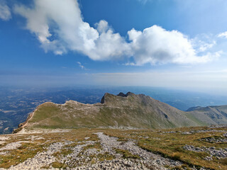 Awesome view of Monte Camicia, here in particular the 