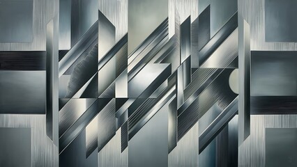 Obraz premium Silver gray background