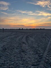 Obraz premium Sonnenuntergang am Meer