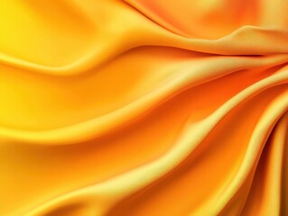 Obraz premium Beautiful orange fabric with silky texture, perfectly draped to create an elegant background for creative projects.