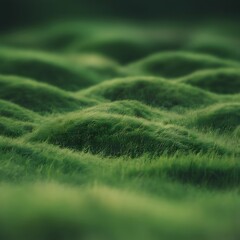 Full frame of green blurred texture