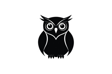  silhouette owl vector design