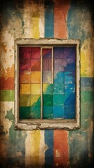 Vintage old background. Colors wall grunge texture