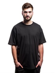 Obraz premium t shirt for mockup isolated on white background