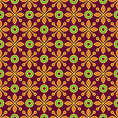 colorful seamless floral pattern design for decorating wallpaper wrapping paper fabric backdrop and etc.