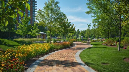 Fototapeta premium A Sunny Day in the Park