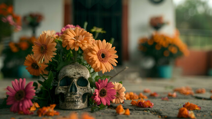 Day The Dead Offering From Central Mexico