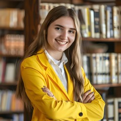 portrait of a woman in the office