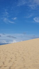 sand dunes and sky