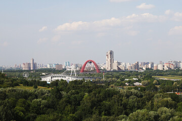 The panorama of Moscow, district Krylatskoe