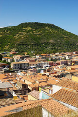 View of Bosa from the Serravalle's Castle, Sardinia, Italy