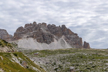 View from hiking near Tre Cime di Lavaredo - Italy