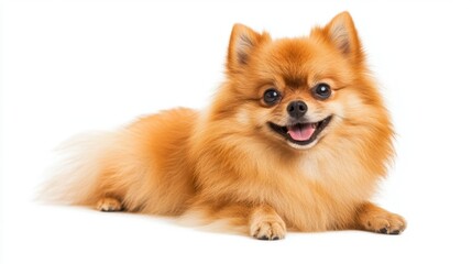 Happy Pomeranian Dog