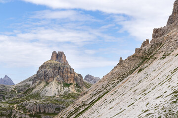 View from hiking near Tre Cime di Lavaredo - Italy