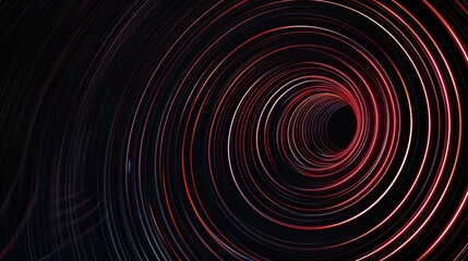 Abstract Circular Light Trails