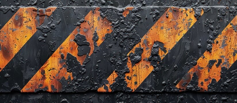 metal and rust surface texture yellow and black dirty