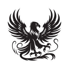 Versatile Eagle Silhouette Vector for Artistic Endeavors, Branding, and Promotional Needs
