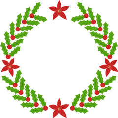 Christmas Wreath Frame