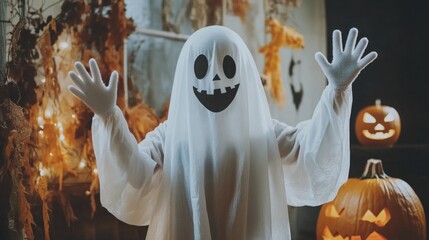Spooky Halloween Ghost Costume