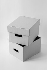 Blank Cardboard Package White Box Blank Image Box Mockup Blank Mockup