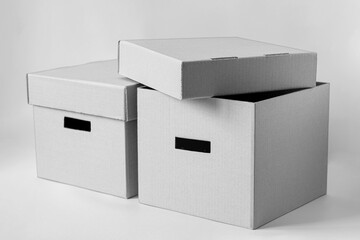 Blank Cardboard Package White Box Blank Image Box Mockup Blank Mockup