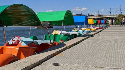 boats on the river