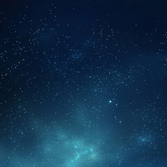 Abstract starry night sky with a deep blue gradient.