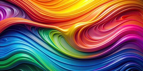 Obraz premium liquid liner, colorful, abstract texture, wide-angle,abstract, Abstract background of colorful liquid liner