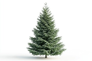 Obraz premium christmas tree isolated Beautiful christmas tree isolated on a white background