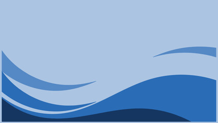 A simple abstract background with blue waves on a light blue background. The waves create a sense of movement and fluidity.