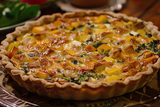 ai generative coronation quiche dish