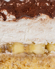 close up of banoffee