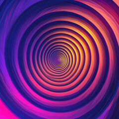 Obraz premium Abstract spiral pattern with gradient color transitions.