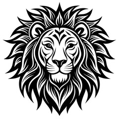 lion head illustration