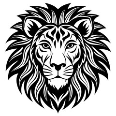 lion head illustration