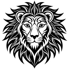 lion head illustration