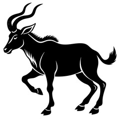 silhouette of a deer