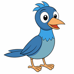 blue bird with a bird