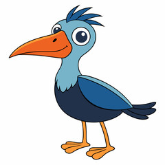 illustration of a cartoon bird